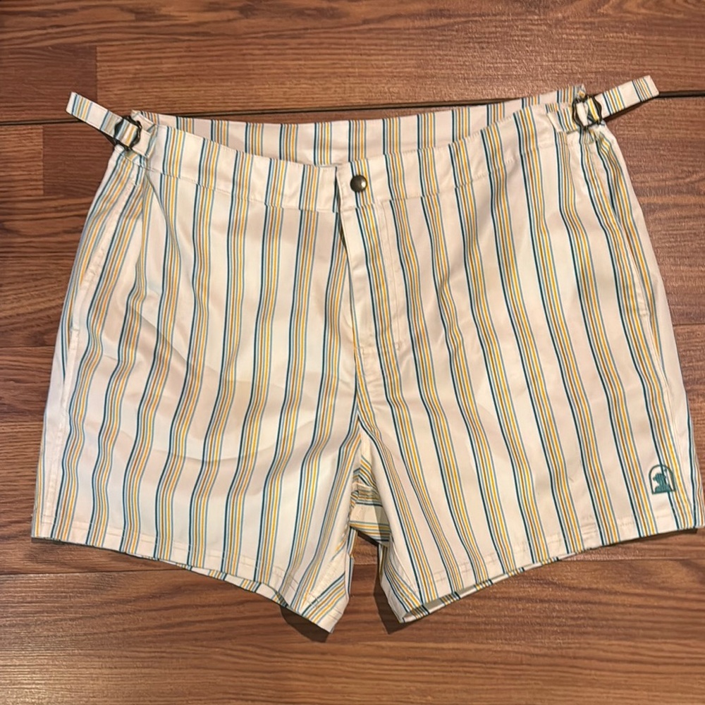 Dandy Del Mar Striped (Swim) Shorts with Adjustable Waist - 36